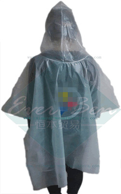 Printing non-woven rain ponchos wholesaler